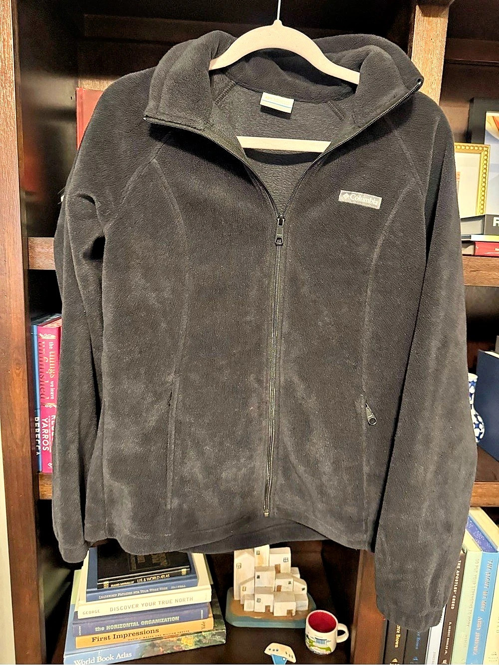 Columbia Benton Springs Full Zip Fleece Jacket Black Large